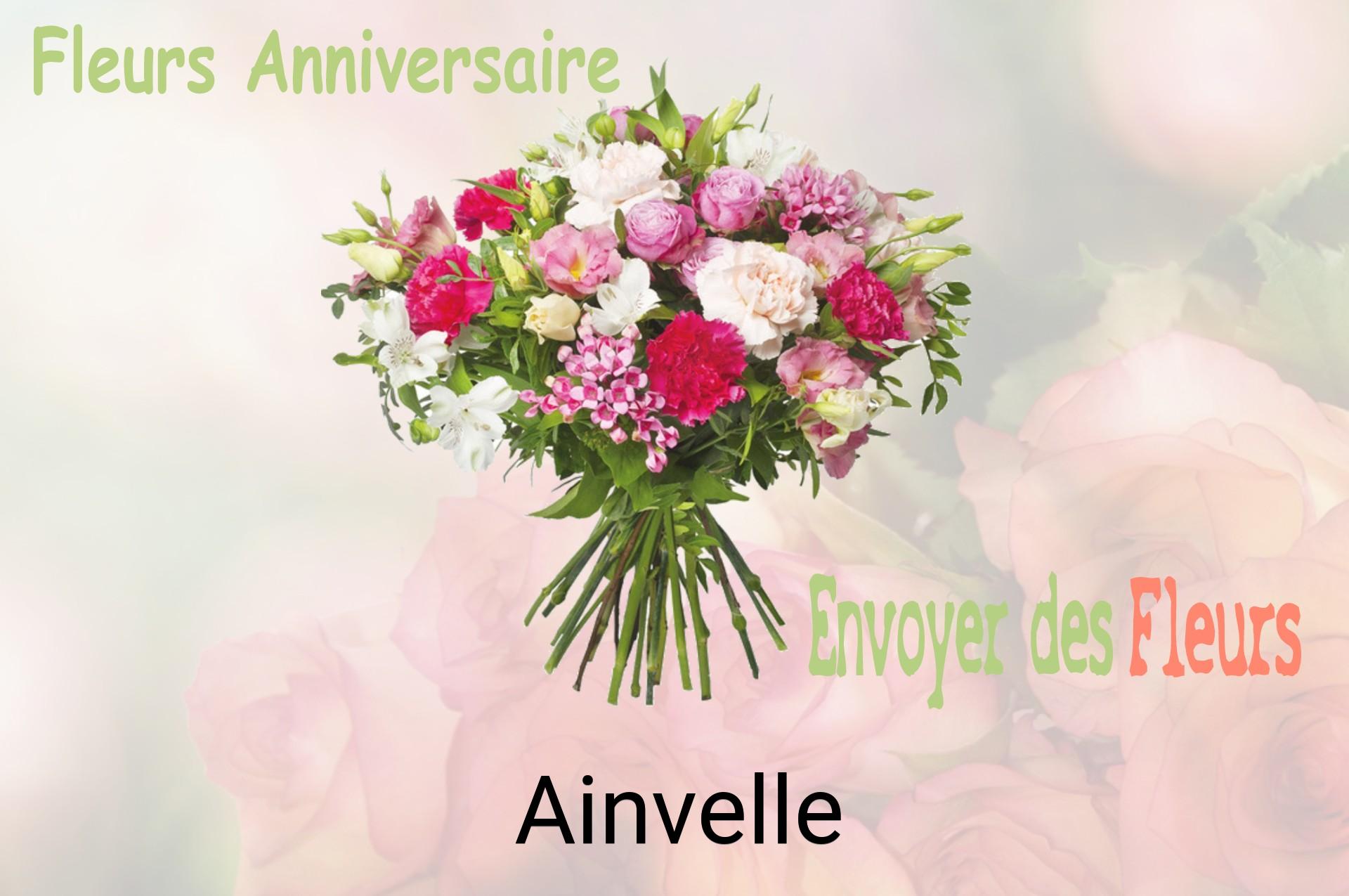 Bouquet de fleurs d’anniversaire livré à Ainvelle