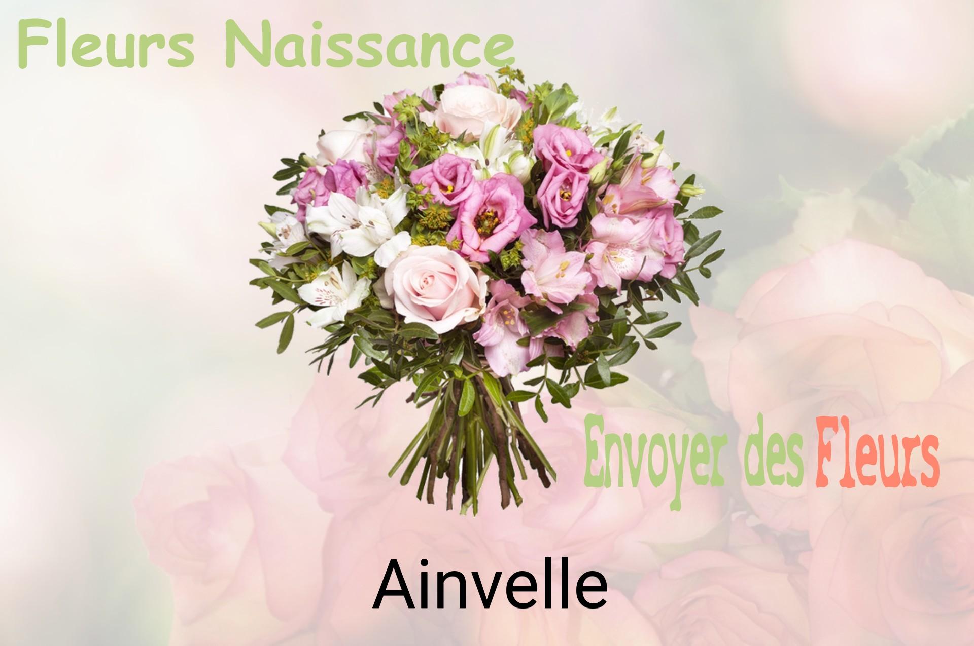 Bouquet de fleurs de naissance livré à Ainvelle